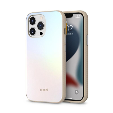 Moshi iGlaze Slim Hardshell Case - Etui iPhone 13 Pro (system SnapTo) (Astral Silver)