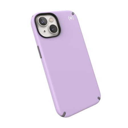 Speck Presidio2 Pro - Antybakteryjne etui iPhone 14 / iPhone 13 (Spring Purple / Cloudygrey / White)