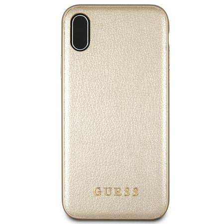 Guess Iridescent - Etui iPhone Xs / X (złoty)