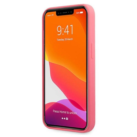 Karl Lagerfeld Silicone Karl & Choupette - Etui iPhone 13 mini (fuksja)