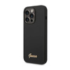 Guess Silicone Vintage - Etui iPhone 14 Pro Max (czarny)