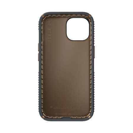 Speck Presidio2 Grip - Etui iPhone 16e / iPhone 15 / iPhone 14 / iPhone 13 (Charcoal Grey / Cool Bronze / White)
