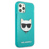 Karl Lagerfeld Choupette Head - Etui iPhone 12 Pro Max (fluo niebieski)