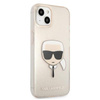 Karl Lagerfeld Karl’s Head Glitter - Etui iPhone 13 (złoty)