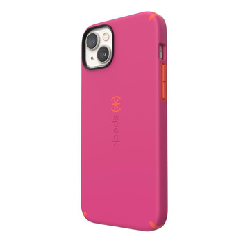 Speck CandyShell Pro + MagSafe - Etui iPhone 14 Plus z powłoką MICROBAN (Digital Pink / Energy Red)