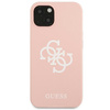 Guess Silicone 4G Big Logo - Etui iPhone 13 (różowy)