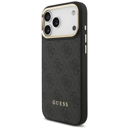 Guess Bundle Pack MagSafe 4G - Zestaw etui + portfel MagSafe do iPhone 17 Pro Max (czarny)