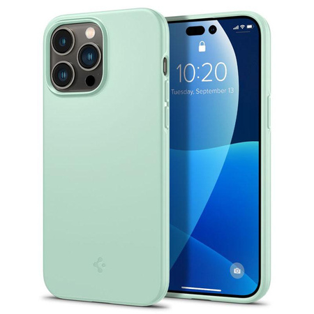 Spigen Thin Fit – Etui do iPhone 14 Pro (Miętowy)