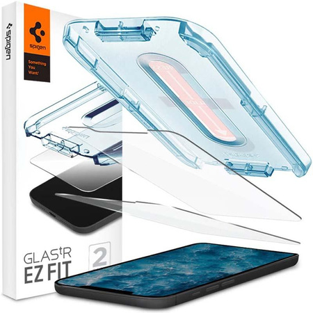 Spigen Glas.TR EZ Fit - Szkło hartowane do iPhone 12 / iPhone 12 Pro 2 szt