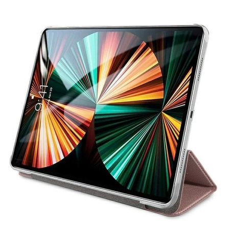 Guess Saffiano 4G Big Metal Logo - Etui iPad Pro 12.9" 2021 (różowy)