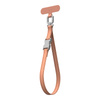 Moshi 2-in-1 Wrist & Body Strap with Adapter - Smycz ze skóry eco do telefonu (Misty Coral)