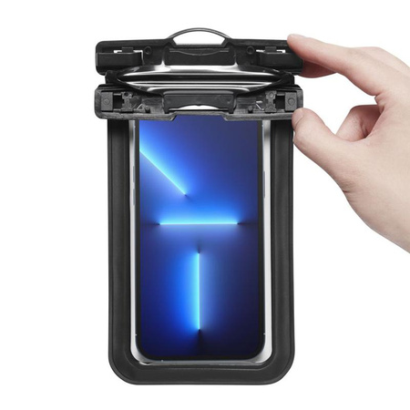 Spigen A601 Universal Waterproof Case - Etui do smartfonów do 6.9" (Czarny)