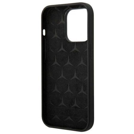 Mercedes Silicone Line - Etui iPhone 14 Pro (czarny)