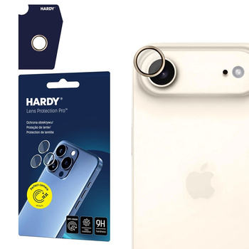3mk HARDY Lens Protection Pro - Szkło na obiektyw aparatu iPhone Air (Titanium Gold)