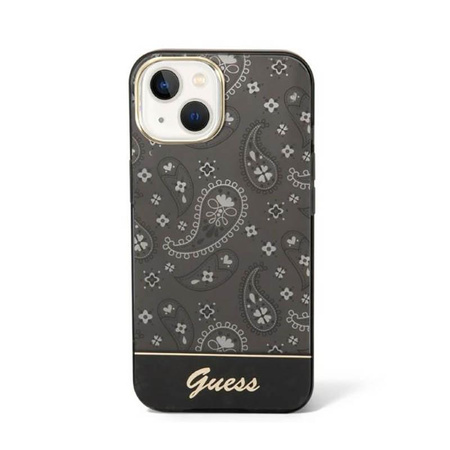 Guess Bandana Paisley - Etui iPhone 14 (czarny)