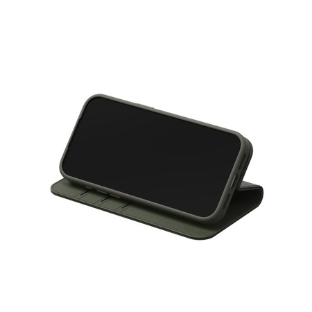 Moshi Overture MagSafe - Skórzane etui 3w1 z klapką iPhone 17 Pro Max (Moss Green)