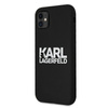 Karl Lagerfeld Silicone Stack Logo - Etui iPhone 11 (czarny)
