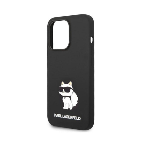 Karl Lagerfeld Silicone NFT Choupette - Etui iPhone 14 Pro (czarny)