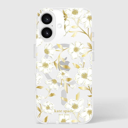 Kate Spade New York Protective Gems MagSafe - Etui iPhone 16 (Sunshine Floral)