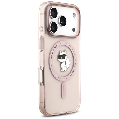 Karl Lagerfeld IML Choupette MagSafe - Etui iPhone 17 Pro (różowy)