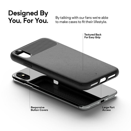Caseology Vault Case - Etui iPhone Xs Max (Black)