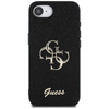 Guess Fixed Glitter Big 4G - Etui do iPhone 16e (czarny)