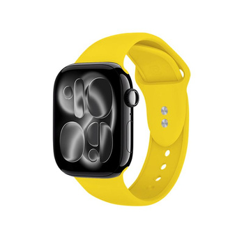 Crong Liquid - Pasek do Apple Watch 38/40/41/42 mm (żółty)