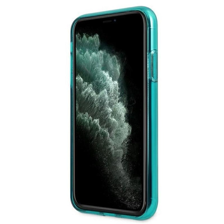 Karl Lagerfeld Choupette Head - Etui iPhone 11 (fluo niebieski)