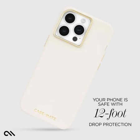 Case-Mate Silicone MagSafe - Etui iPhone 15 Pro Max (Beige)