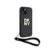 DKNY Wrist Strap Stock Logo - Etui iPhone 15 Plus (czarny)