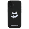 Karl Lagerfeld Silicone Choupette Head Print MagSafe - Etui iPhone 16 (czarny)