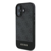 Guess 4G Bottom Stripe - Etui iPhone 16 (szary)