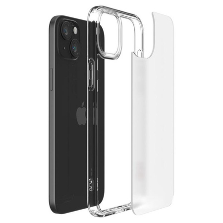 Spigen Ultra Hybrid - Etui do iPhone 15 (Frost Clear)