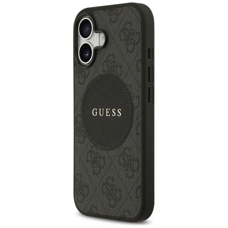 Guess 4G Circle Classic Logo MagSafe - Etui iPhone 17 (czarny)