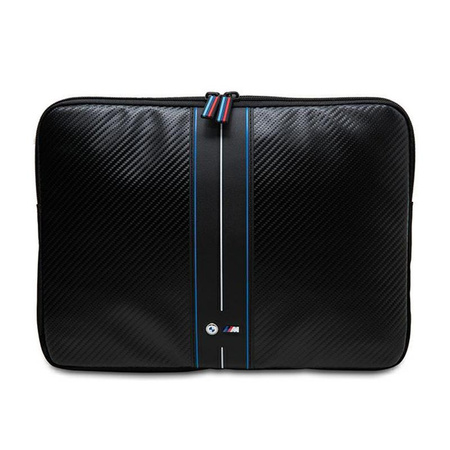 BMW Carbon Blue Stripes Sleeve - Etui na notebook 13" / 14" (czarny)