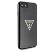 Guess Solid Glitter Triangle - Etui iPhone 8 / 7 (Black)