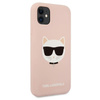 Karl Lagerfeld Choupette Head Silicone - Etui iPhone 11 (różowy)