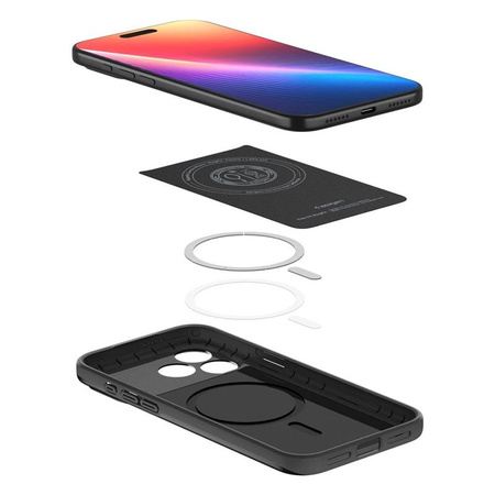 Spigen Thin Fit Mag MagSafe - Etui do iPhone 17 Pro Max (Black)