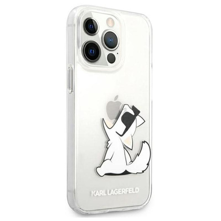 Karl Lagerfeld Choupette Fun - Etui iPhone 13 Pro (przezroczysty)