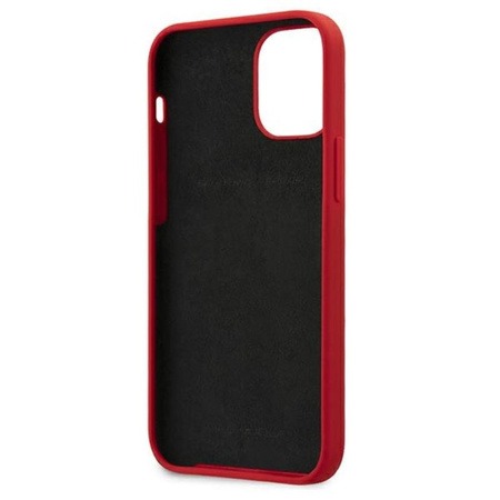 Ferrari On Track Silicone – Etui iPhone 12 mini (czerwony)