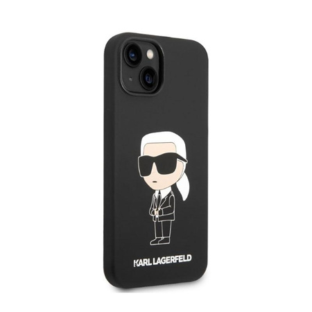 Karl Lagerfeld Silicone NFT Ikonik - Etui iPhone 14 (czarny)