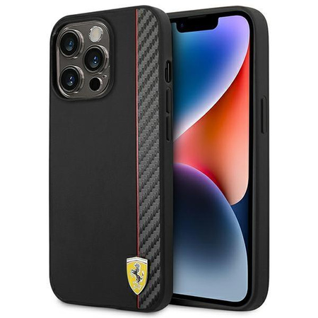 Ferrari Carbon – Etui iPhone 14 Pro (Czarny)