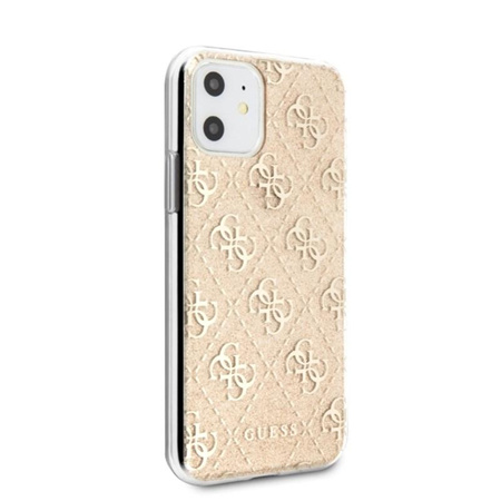 Guess 4G Glitter - Etui iPhone 11 (Gold)