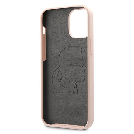Karl Lagerfeld Fullbody Silicone Iconic - Etui iPhone 12 / 12 Pro (Light Pink)