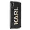 Karl Lagerfeld Logo Karl - Etui iPhone Xs Max (Gold Glitter)