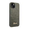 Guess Glitter Flakes Metal Logo Case – Etui iPhone 14 (zielony)
