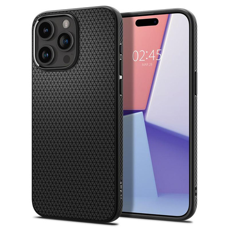 Spigen Liquid Air - Etui do iPhone 15 Pro Max (Matte Black)