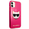 Karl Lagerfeld Choupette Head - Etui iPhone 11 (fluo różowy)