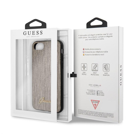 Guess Lizard Case - Etui iPhone SE 2020 / 8 / 7 (Gold)