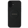 Guess Saffiano Classic Logo MagSafe - Etui iPhone 16 Plus (czarny)